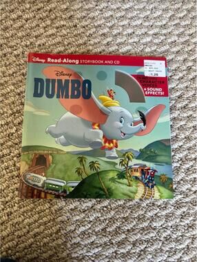 Walt Disney Dumbo Read Along Book With Cd never used